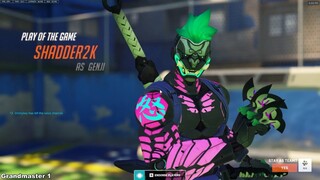 Overwatch 2 Highest Rank Genji Player Shadder2k Popping Off With New Mythic Genji Skin