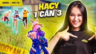 Kacy lần đầu tiên thể hiện kỹ năng cân 3 làm mọi người bất ngờ | HEAVY Free Fire