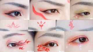 Cách trang trí make up mắt, vẽ chu sa cosplay cổ trang Trung Quốc 🇨🇳- Nhã Di Các