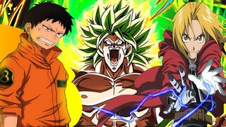 BROLY DBS VS SHINRA AND EDWARD ELRIC (Anime War) FULL FIGHT HD