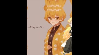 🌸🍡 demon slayer character singing ( way back home) 🌸