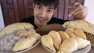 กินข้าวเหนียวทุเรียน หอม หวาน นุ่ม พูใหญ่ๆ  มาๆครับ...