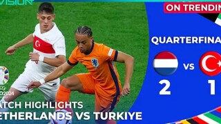 MATCH HIGHLIGHTS : BELANDA 2 - 1 TURKI || Quarterfinal - UEFA EURO 2024