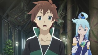 Kazuma And Aqua's Stats | KonoSuba: God's Blessing on This Wonderful World! Ep 1.