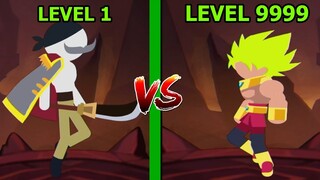 RÂU TRẮNG VS BROLY SAIYAN HUYỀN THOẠI Chiến Binh Người Que Đại Chiến - Top Game Android Ios Thành EJ