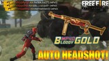 SKIN BARU MP40 BLOODY GOLD - BISA RATAIN 1 SQUAD SENDIRIAN DIJAMIN AUTO HEADSHOT! FREE FIRE