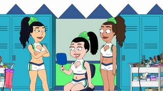 American Dad: Ketika seorang teman dekat hilang, Haley menyamar di regu pemandu sorak