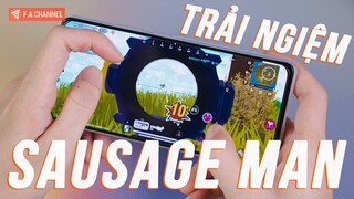 Trải Nghiệm Game Sausage Man - Đỉnh Cao Battle Royal, PUBG Mobile, FreeFire Gọi Bằng Cụ!