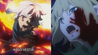 Bell rescues Ms Ryu and fights Juggernaut until he nearly kills him || Danmachi Season 4 Episode 11