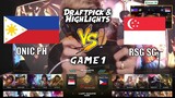 ONIC PH vs RSG SG [Game 1] | M3 Playoffs Day 2 | MLBB World Championship 2021 | MLBB