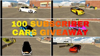 I WILL GIVE THIS 6 CARS WHEN I REACH 100 SUBSCRIBER