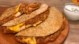 [Ẩm thực][DIY]Bánh tacos phô mai khoai tây thịt bò