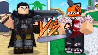 DRAGONSLAYER vs CHAINSAW in Combat Warriors (Roblox)