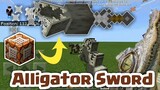 How to make a Alligator Sword in Minecraft using a Command Block