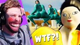 VAPOR REACTS TO FUNNY SQUID GAME ANIMATIONS!