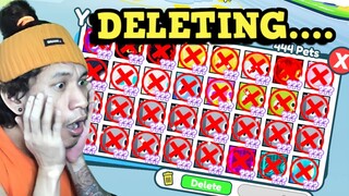 Deleting PETS in Pet Simulator X