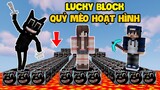 bqThanh Và Ốc Thử Thách Đập LUCKY BLOCK QUỶ MÈO HOẠT HÌNH Đen Đủi Trong Minecraft (CARTOON CAT)