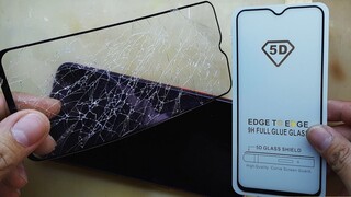 OPPO F9 5D Full Glue Protect Tempered Glass