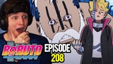 BORUSHIKI VS. BORO... | Boruto Episode 208 REACTION!! (Momoshiki's Manifestation)
