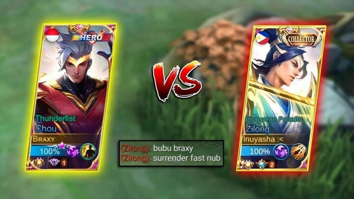 I MET TOP GLOBAL SUPREME ZILONG IN RANKED GAME!! ( VICTORY OR DEFEAT? )
