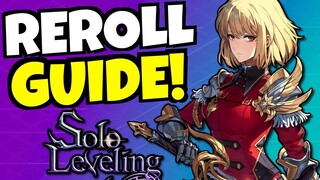 Solo Leveling: Arise REROLL GUIDE!!!