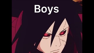 When the teacher says boys vs girls (naruto edition)