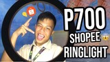 SHOPEE RING LIGHT WITH PHONE HOLDER UNBOXING! (PHILIPPINES) l Khryss Kelly