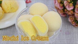 Cách làm bánh mochi kem lạnh cùng công thức kem xoài | Mochi Ice Cream