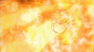 เมื่อไม้แขวนขนาดใหญ่ทั้งสองของ Konoha พังลง ก็ถึงคราวของจักรพรรดิ Gan เมื่อทั้ง Naruto และ Sasuke ล้