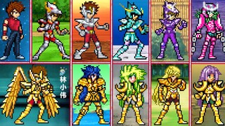 A collection of super nirvanas of all characters of Saint Seiya! Saint Seiya MUGEN! Golden Zodiac!