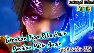 btth season 5 epiode 92. gerakan tiga ribu petir paviliun petir angin