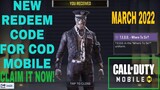 *March 2022* Call Of Duty Mobile New Redeem Code | Cod Mobile Redeem Code