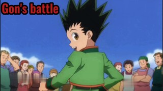 Gon's battle