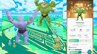 Machop Community Day Straight to the Top, Machop! Special Research | Lucky Shiny Machamp Pokemon Go