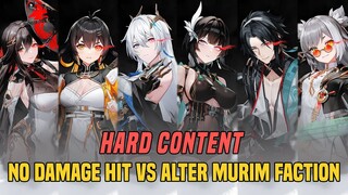 【AETHER GAZER】HARD CONTENT NO DAMAGE HIT VS ALTER MURIM FACTION | 4K