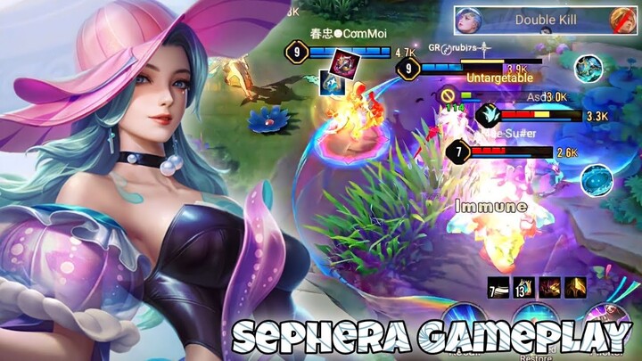 Sephera Support Pro Gameplay | Top Poker Champ | Arena of Valor Liên Quân mobile CoT