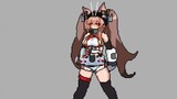 [Arknights] Pixel Animation Of Angelina's Transformation