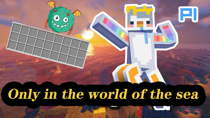 [Game]Coba Bertahan Hidup di Dunia Hanya Laut|Minecraft
