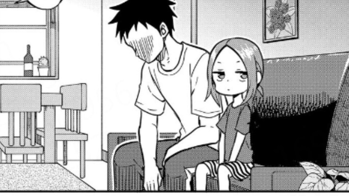 [Hara Takagi-san 142] In my arms! Hug! My sister! Hold her tight!