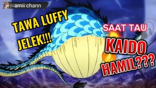 TAWA LUFFY JELEK, PAS KAIDO HAMIL 😂 SLOW MOTION  ONE PIECE 1072