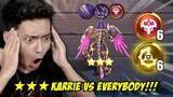 ★★★ KARRIE VS EVERYBODY! TERNAK LORD KITA SIKAT! - Magic Chess Mobile Legends
