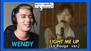 REACTION to WENDY - 'Light Me Up' (La Rouge Ver.) Live VideoㅣHappy WENDY Day💙