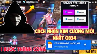 Hướng Dẫn Cách Nhận Kim Cương Free Fire Miễn Phí Mới Nhất OB34 2022 | Trong 1 Phút