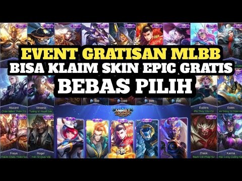 BOCORAN EVENT GRATISAN MLBB | BISA LANGSUNG KLAIM SKIN EPIC SECARA GRATIS BEBAS PILIH 2024