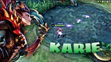 BUILD 1 TOP PLAYER KARIEE GAMEPLAY❗- MOBILE LEGENDS