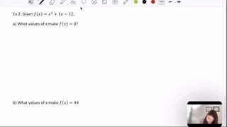 使用函数表示法求解 Solving using function notation