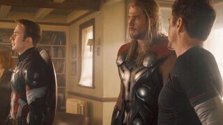 Vợ Hawkeye đi ra, Tony: cô ấy chắc là mật vụ gì đó, nhóc đi ra, hai người này là mật vụ nhí