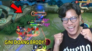 BANG TUTOR 1 LANE LAWAN BRODY? OKE GAS! TOP GLOBAL NATAN | MLBB