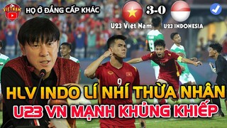 U23 Việt Nam Thuyết Phục 3-0, HLV Indonesia Lí Nhí Thừa Nhận Thầy Trò HLV Park Quá Mạnh