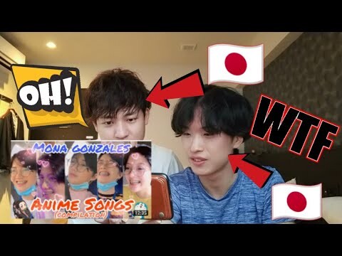 JAPANESE REACT MONA GONZALES'S ANIME SONG（Famous Filipina）